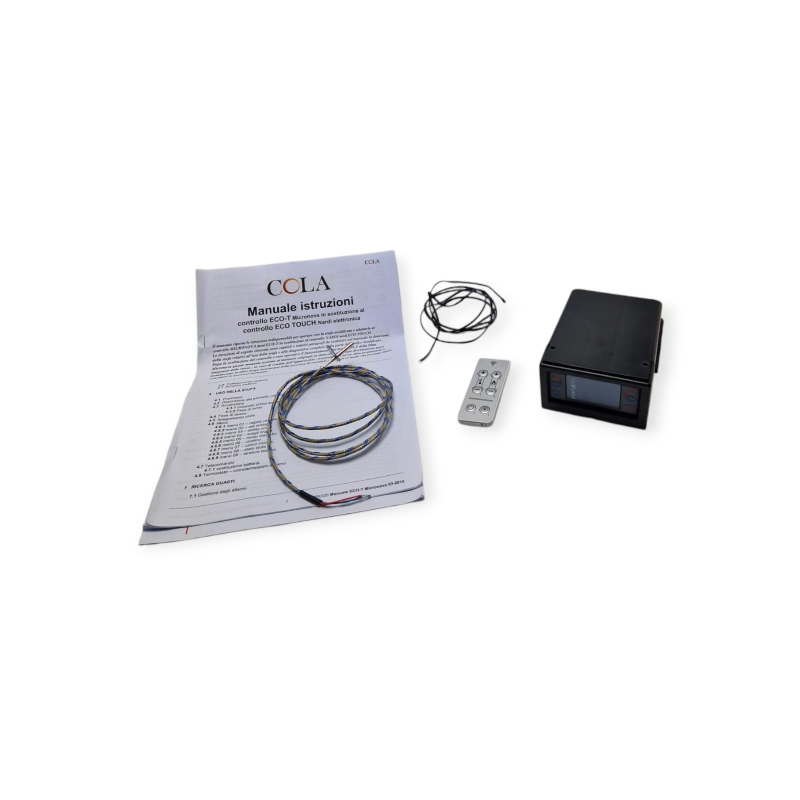 ANSELMO COLA KIT MICRO ECO-T CENTRALINA DI CONTROLLO CON TELECOMANDO PER STUFA A PELLET  