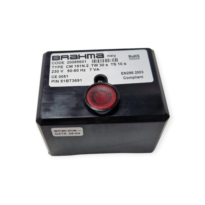BRAHMA 20085601 CENTRALITA DE ENCENDIDO CM191N.2 TW 30 TS 10 DE REPUESTO PARA QUEMADOR
