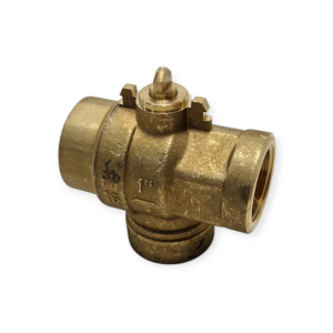 DEPALA 613 FL 3-WAY DIVERTER BALL VALVE BODY LATERAL Ø 1" FEMALE DN 25 FOR HEATING AND SOLAR SYSTEMS
