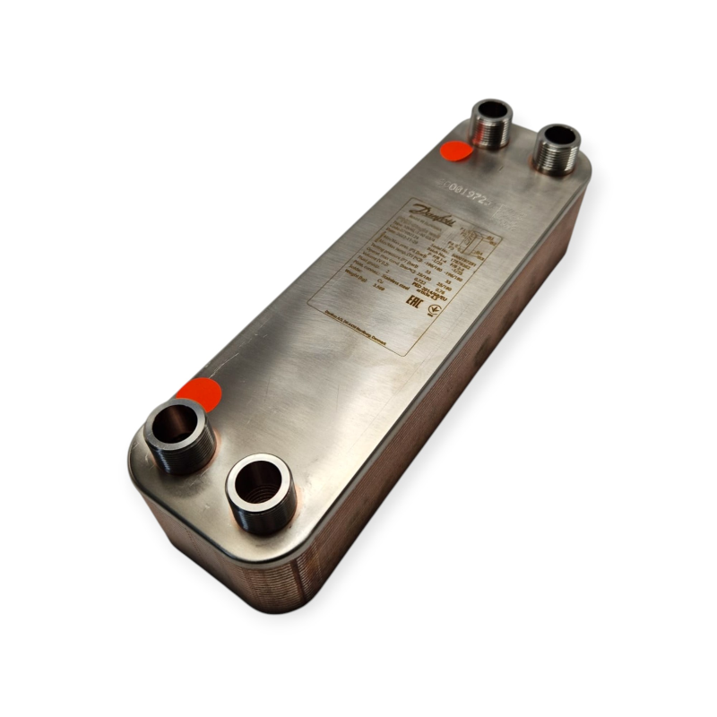 DANFOSS 079B0124 SCAMBIATORE DI CALORE A MICROPIASTRE XB06L-1 40 PIASTRE G 3/4 25 BAR  