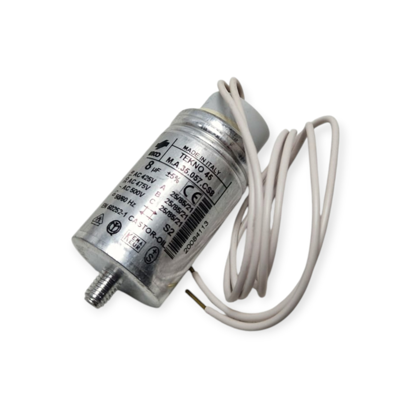 RIELLO 20087029 CONDENSATORE 8 µF CON VITE M8 DI RICAMBIO  