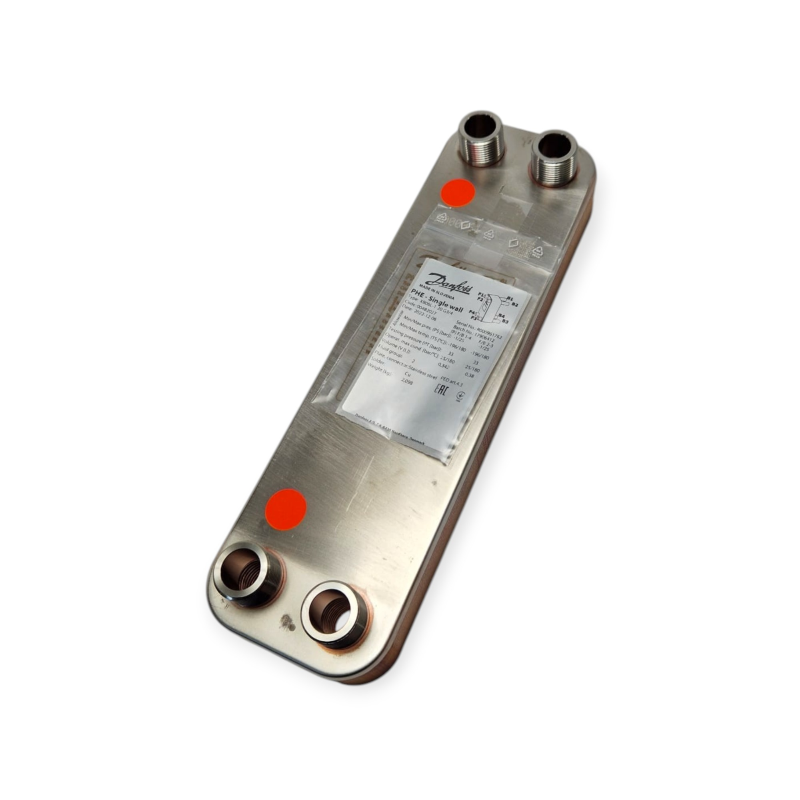 DANFOSS SCAMBIATORE DI CALORE A MICROPIASTRE XB06L-1 20 PIASTRE ATTACCHI G 3/4 PER TELERISCALDAMENTO E RISCALDAMENTO  