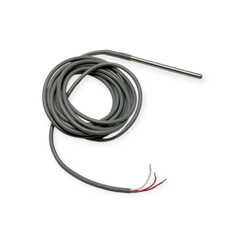 PIXSYS PTS-1B-6X100-A05 PT100 TEMPERATURE SENSOR 3 WIRE Ø6X100 MM SILICONE CABLE 3 M
