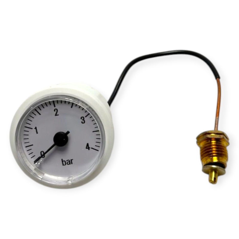 UNICAL 95261371 HIDRÓMETRO Ø 37 BLANCO 4 BAR MANÓMETRO PARA CALDERA