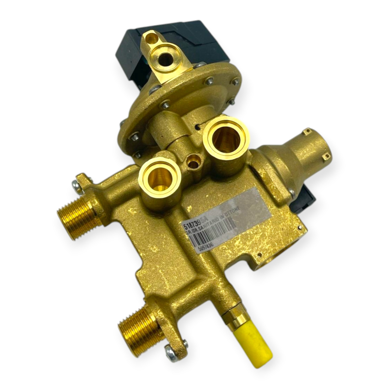SIME 5187395A GRUPPO IDRAULICO SANITARIO IN OTTONE + VALVOLA 6281524 PER CALDAIA