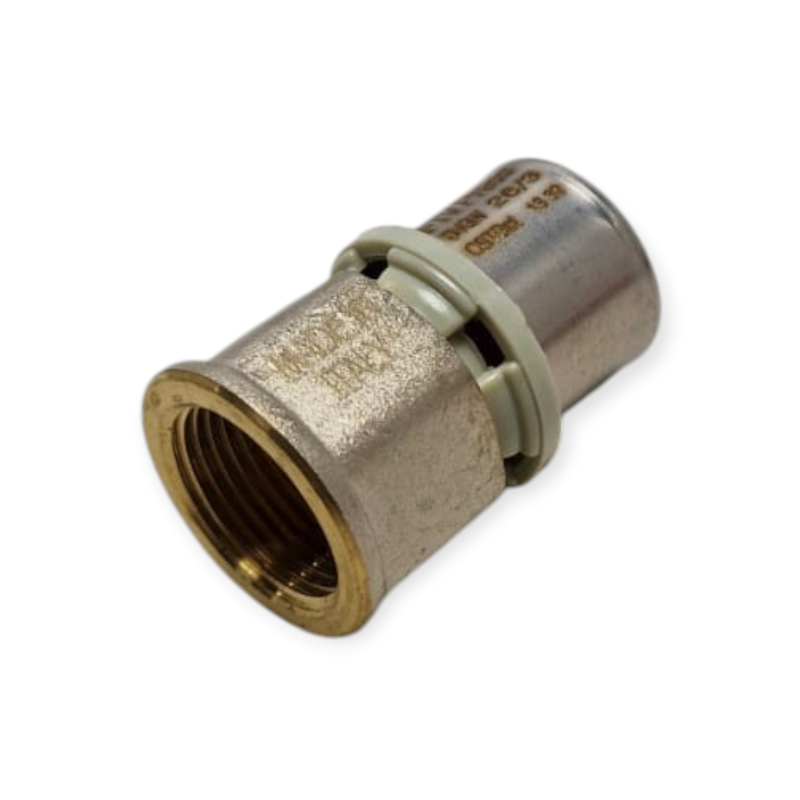 TERMINALE RACCORDO DRITTO FEMMINA 26X3 X 3/4 TUBO MULTISTRATO FIVPRESS