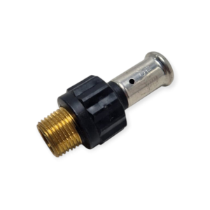 HENCO RACCORDO A PRESSARE 1/2 MASCHIO  X 16 16X2 GIUNTO MANICOTTO TERMINALE