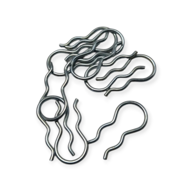 BERETTA R2906 RIELLO 4364658 CLIP FIJACIÓN OBTURADOR KIT 10 PIEZAS REPUESTO PARA CALDERA
