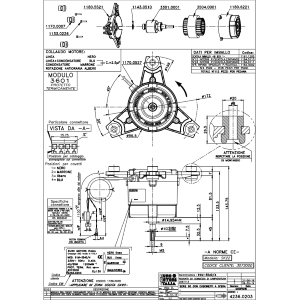 Euromotors 91M-3540/4 Fan Motor 230V 40W Single-Shaft 3073000 Compatible K35411M02125
