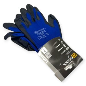 GEBOL PACIFIC GUANTI DA LAVORO TAGLIA 9 EN 388 CAT II NYLON POLIURETANO ANTISCIVOLO