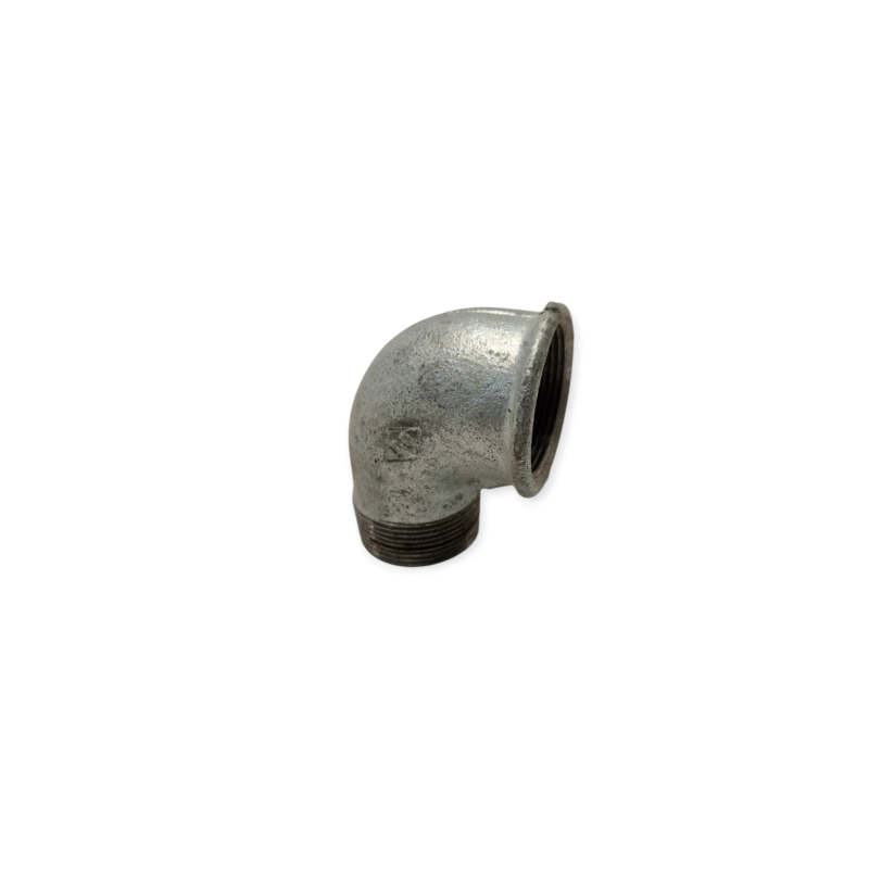 GOMITO GHISA ZINCATA MF Ø1"1/2 RACCORDO IDRAULICO FILETTATO PER IMPIANTI  
