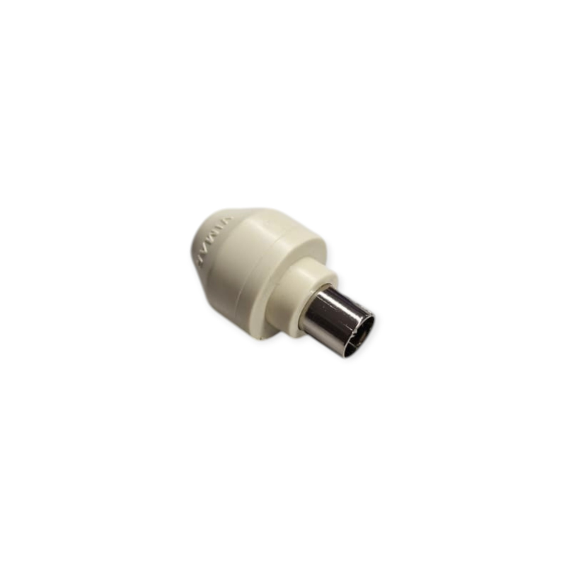 VIMAR 01642 CONNECTEUR TV MÂLE 9,5 MM BLANC RD SAT POUR ANTENNE

