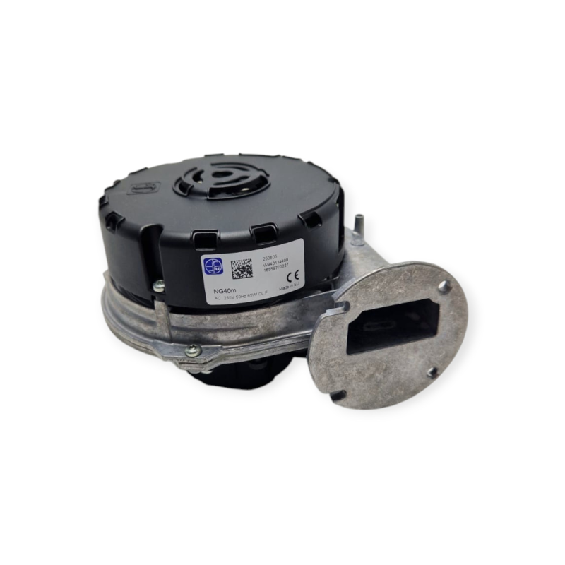 BERETTA 20136075 RIELLO 4R105505 VENTILATORE COMPLETO NG40M 230V 65W CON MIXER DI RICAMBIO PER CALDAIA  