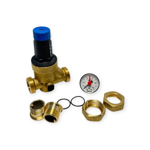 WATTS DRVMN 0502615 RIDUTTORE DI PRESSIONE Ø 1/2 CON MANOMETRO 0-6 BAR ACQUA ARIA GAS  