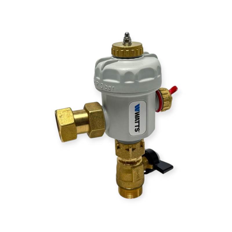WATTS DSP0034WN DEFANGATORE MAGNETICO COMPATTO Ø 3/4 FILTRO CALDAIA CON VALVOLA A SFERA  