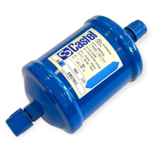 CASTEL DB316/3 FILTRO DEIDRATATORE BIFLUSSO SOLID CORE 3/8" SAE PER REFRIGERAZIONE