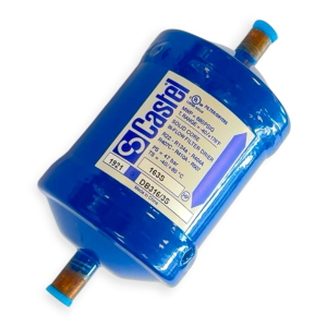 CASTEL DB316/3S FILTRO DEIDRATATORE BIFLUSSO SOLID CORE 3/8" ODS PER REFRIGERAZIONE
