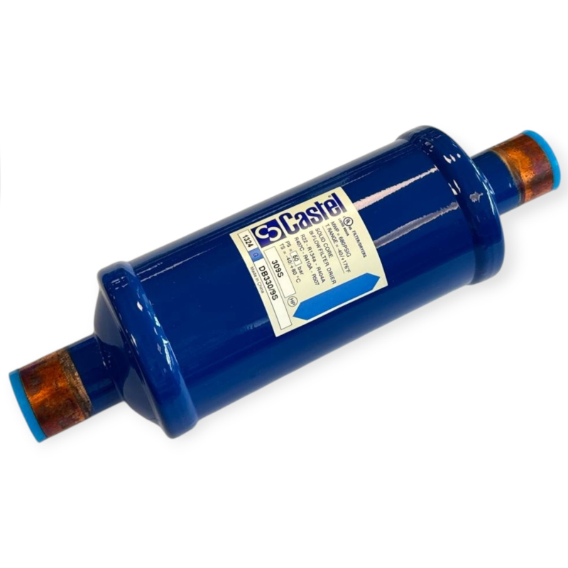 CASTEL DB330/9S FILTRO DEIDRATATORE BIFLUSSO SOLID CORE 1.1/8" ODS PER REFRIGERAZIONE