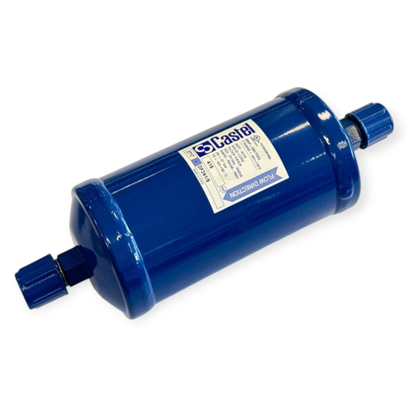 CASTEL DF241/5 FILTRE DÉSHYDRATEUR ANTI-ACIDE SOLID CORE 5/8" SAE FLARE POUR RÉFRIGÉRATION