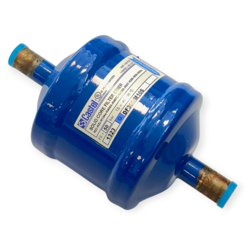 CASTEL DF305/M10S FILTRE DÉSHYDRATEUR À CARTOUCHE SOLIDE 10MM ODS POUR RÉFRIGÉRATION