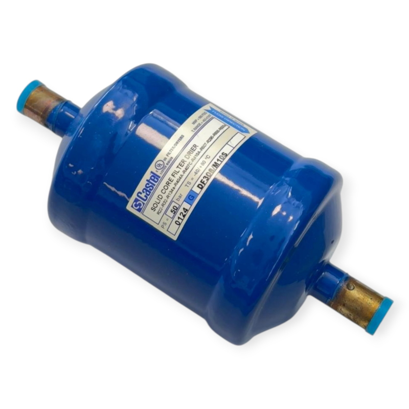 CASTEL DF308/M10S FILTRE DÉSHYDRATEUR À CARTOUCHE SOLIDE 10MM ODS POUR RÉFRIGÉRATION