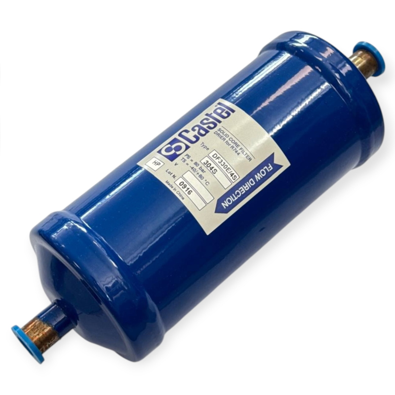 CASTEL DF330E/4S FILTRE DÉSHYDRATEUR SOLID CORE CO2 1/2" ODS 90 BAR POUR RÉFRIGÉRATION R744