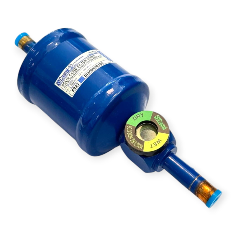 CASTEL DI308N/M10S FILTRE DÉSHYDRATEUR AVEC INDICATEUR D’HUMIDITÉ 10MM ODS POUR RÉFRIGÉRATION