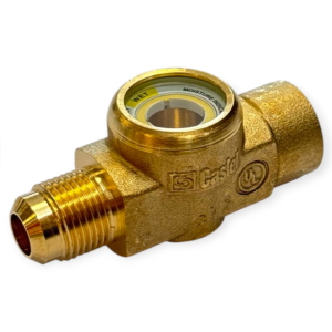 CASTEL 3950/44 INDICATEUR D’HUMIDITÉ LIQUIDE 1/2" SAE M/F 50 BAR POUR RÉFRIGÉRATION