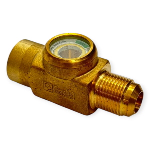 CASTEL 3950/55 INDICATEUR D’HUMIDITÉ LIQUIDE 5/8" SAE M/F 50 BAR POUR RÉFRIGÉRATION