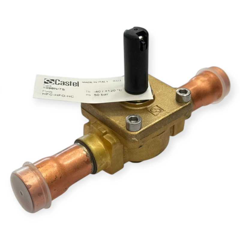 CASTEL 1098N/7S ÉLECTROVANNE 7/8” 22MM ODS SANS BOBINE POUR RÉFRIGÉRATION