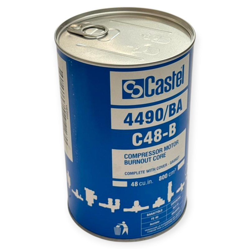 CASTEL 4490/BA CARTUCCIA FILTRO DISIDRATATORE C48-B MOTOR BURNOUT PER REFRIGERAZIONE