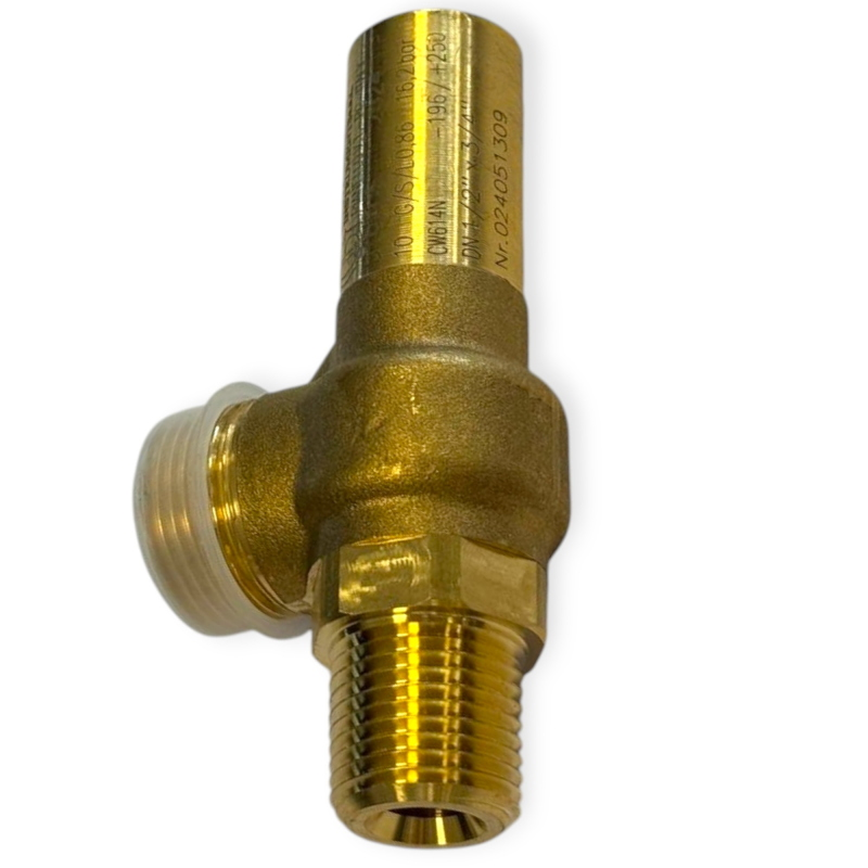 NUOVA GENERAL VD10CS12NPT162 SOUPAPE DE SÉCURITÉ CE VD10/CS IN 1/2" NPT - OUT 3/4" 16,2 BAR POUR RÉFRIGÉRATION