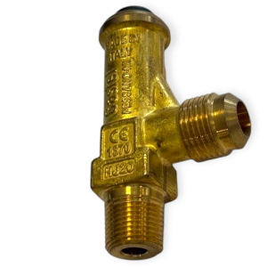 CASTEL 3060/34C240 SOUPAPE DE SÉCURITÉ 3/8" NPT x 1/2" SAE 24 BAR POUR RÉFRIGÉRATION