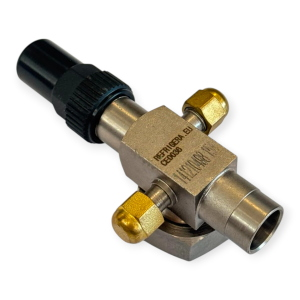ROBINET ROTALOCK HORIZONTAL 1-1/4" Ø 16MM ODS AVEC PRISE DE SERVICE 1/4" SAE POUR RÉFRIGÉRATION