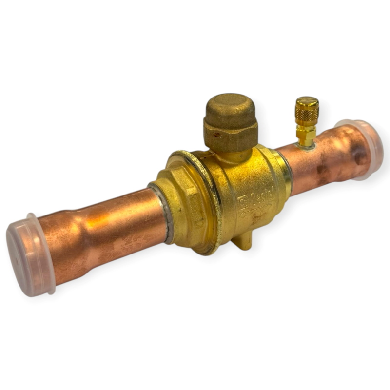 CASTEL 6570N/9A VANNE À BILLE AVEC PRISE DE SERVICE 1.1/8" ODS 50 BAR POUR RÉFRIGÉRATION
