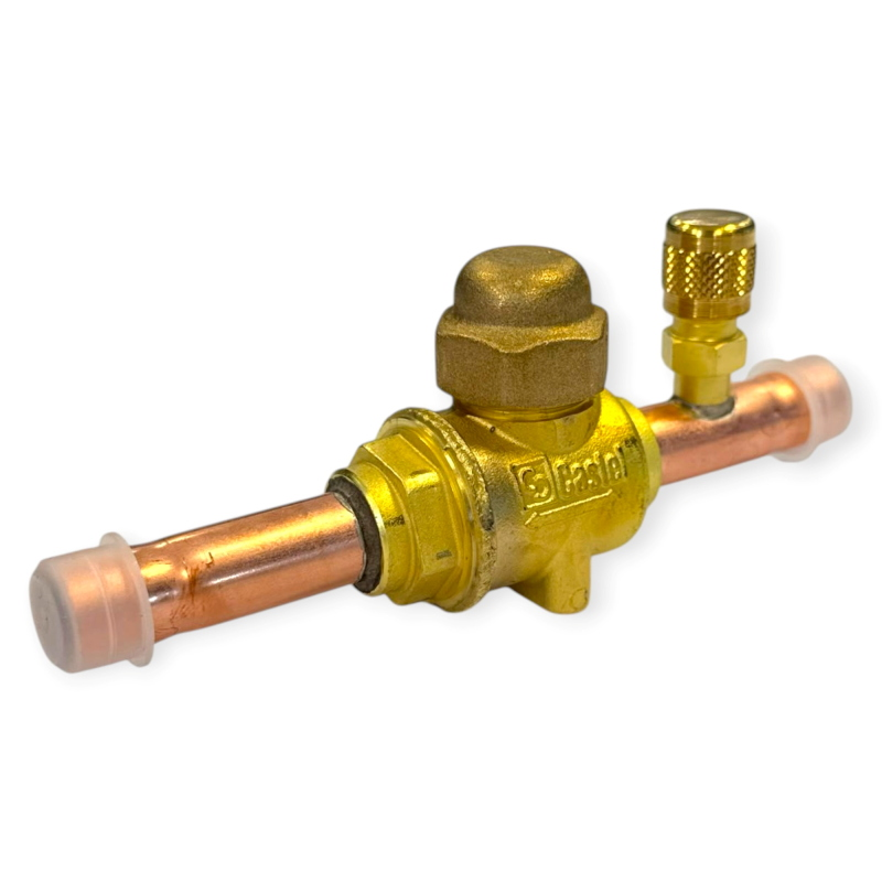 CASTEL 6570N/M10A VANNE À BILLE AVEC PRISE DE SERVICE 10MM ODS 50 BAR POUR RÉFRIGÉRATION