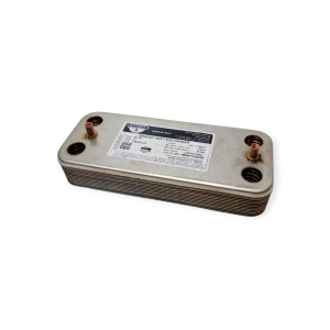 SCAMBIATORE SANITARIO BRASATO ARISTON 995945 12 PIASTRE DI RICAMBIO PER CALDAIA UNO CITY 24  