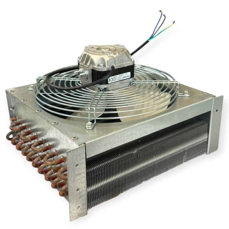 CONDENSEUR VENTILÉ 943W DT10 11 TUBES 3 RANGÉES VENTILATEUR Ø254MM POUR RÉFRIGÉRATION