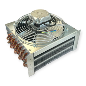 CONDENSEUR VENTILÉ 886W 10 TUBES 4 RANGÉES VENTILATEUR Ø230MM POUR RÉFRIGÉRATION
