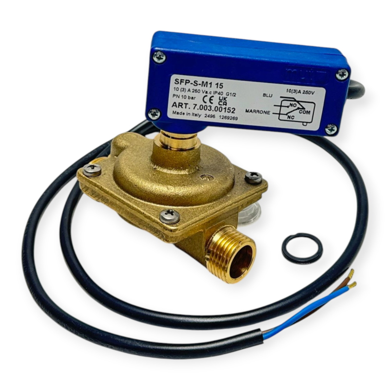 MUT 7.003.00152 PRESSOSTATO DI SEGNALAZIONE FLUSSO SFP-S-M1 G1/2" PN10 IP40