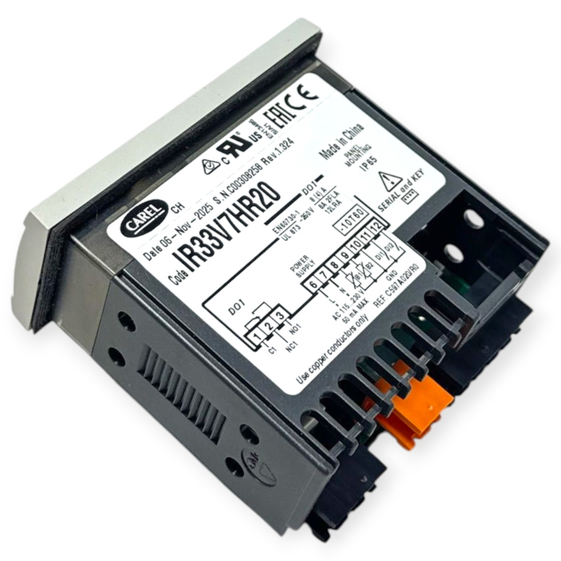 CAREL IR33V7HR20 RÉGULATEUR ÉLECTRONIQUE IR33 115-230VAC POUR RÉFRIGÉRATION