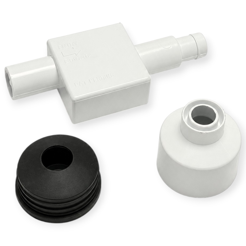 TECNOSYSTEMI 11126321 SIPHON ANTI-ODEURS POUR TUYAU FLEXIBLE D'ÉVACUATION DES CONDENSATS Ø16-18-20-25