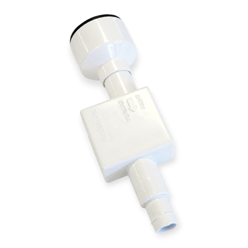 TECNOSYSTEMI 11126321 SIPHON ANTI-ODEURS POUR TUYAU FLEXIBLE D'ÉVACUATION DES CONDENSATS Ø16-18-20-25