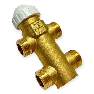 SABIANA 6060710W VALVOLA TRE VIE 4 PORTE 1/2" PN16 WATTS 41311240P PER VENTILCONVETTORE