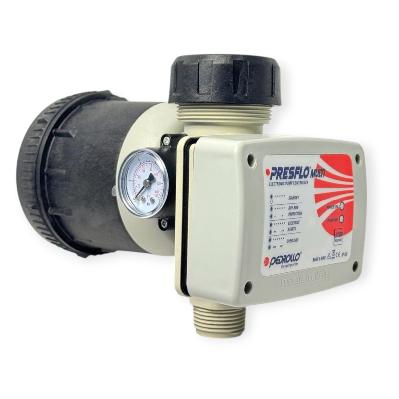 PEDROLLO 50064/240 PRESFLO MULTI PRESSOSTATO ELETTRONICO 1" 230V 2 HP PER ELETTROPOMPE