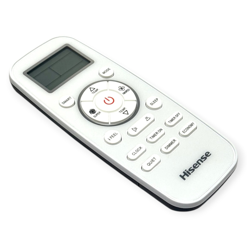 HISENSE HK1810196 TÉLÉCOMMANDE BLANCHE D'ORIGINE POUR CLIMATISEUR AUV-60UR4SC