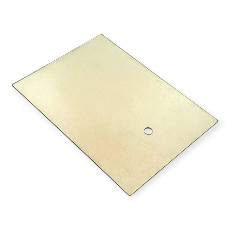 COLA 3980034150 KIT VETRO CERAMICO RETTANGOLARE CON FORO Z2498692040 PER STUFA A PELLET DIANA