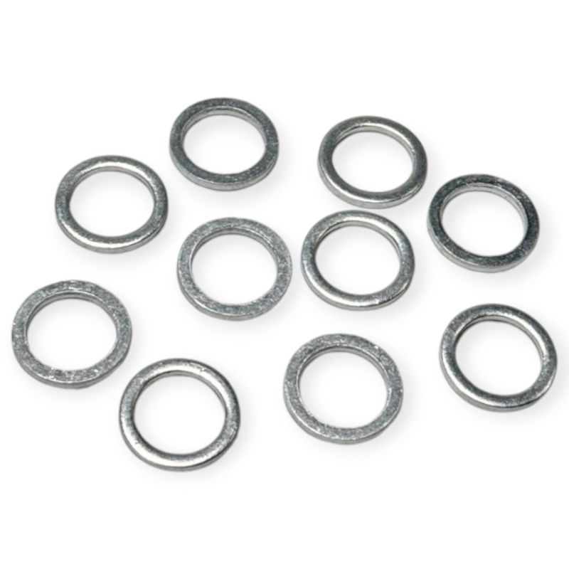 RIELLO 4363394 BERETTA R5041 KIT 10 GUARNIZIONI ALLUMINIO 14X10X1,5 MM PER SONDA CALDAIA