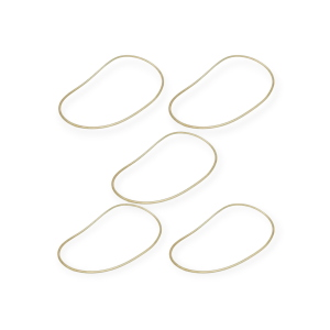 RIELLO 4R102195 BERETTA 20057870 KIT 5 GUARNIZIONI TUBOLARI IN SILICONE PER CALDAIA