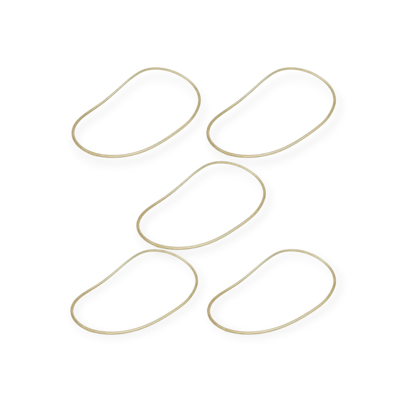 RIELLO 4R102195 BERETTA 20057870 KIT 5 GUARNIZIONI TUBOLARI IN SILICONE PER CALDAIA